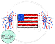 Flag & Fireworks Trio